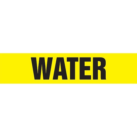 Accuform ASME ANSI PIPE MARKER WATER RPK733SSH