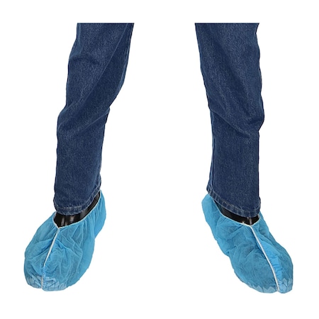 Pip SBP Light Blue Shoe Cover, Non Skid 30GSM, 200PK 3518BNS/XL