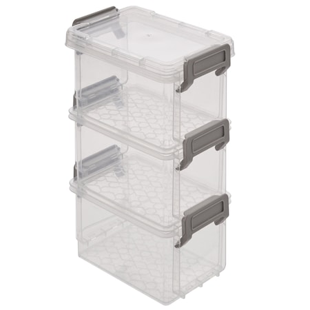 4 Pack 12oz Stackable Storage Boxes