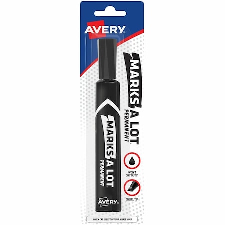 Avery Marks A Lot Permanent Markers, Regular D 17888
