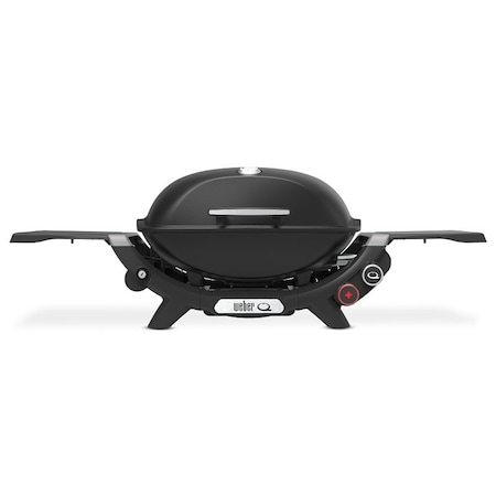 Weber Q 2800N+ Gas Grill, 18,000 Btu/hr BTU, LPG, 2 -Burner, 320 sq-in Primary Cooking Surface 1500375