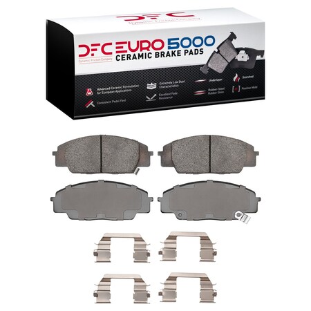 Dfc 5000 Euro Ceramic Disc Brake Pad Set,  1600-0829-01