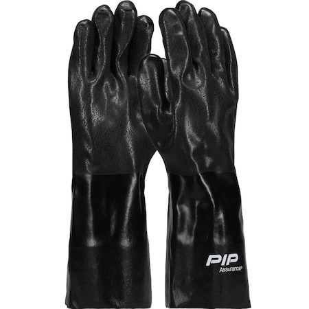Pip Premium PVC Dipped Glove with Jersey Liner and Rough Sandy Finish, 14" Length, 12PK 9973