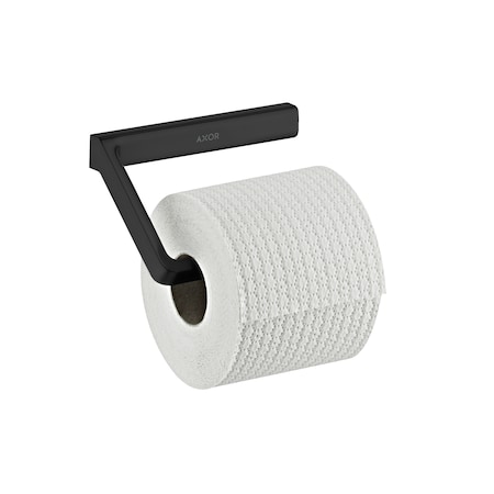 Axor Universal SoftSquare Toilet Paper Holder without Cover in Matte Black 42846670