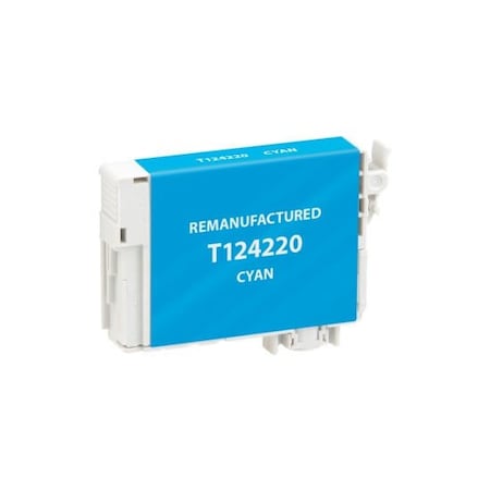 Epson Replacement, CYAN Compatible InkJet Ink, 220 page yield T124220
