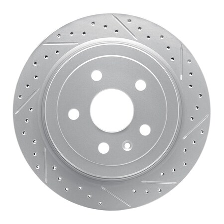 Dynamic Friction Co DFC Geoperformance Rotor - Drilled and Slotted 830-46024R