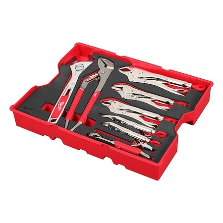 Milwaukee Tool Pliers and Wrench Set w/Foam 48-22-0160
