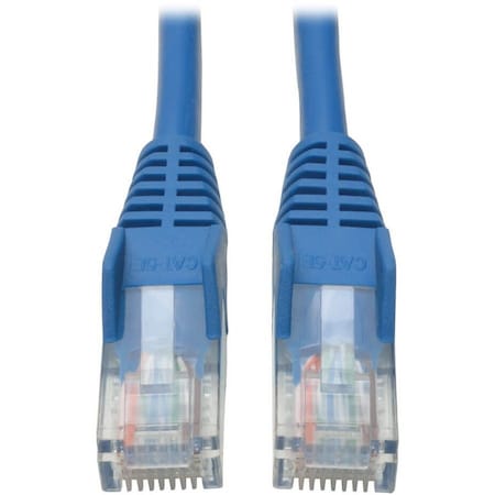 Eaton Tripp Lite Series Cat5e 350 MHz Snagless Molded UTP Ethernet Cable RJ45 M/M, PoE - Blue, 7 N001-007-BL