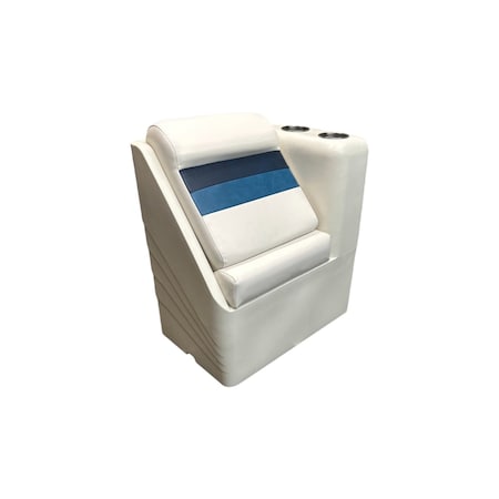 Horizon Mfg Premium Series Right Radius Lean Back White/Navy/Blue 3016-AADK