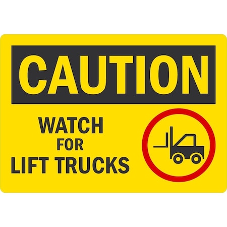 Lyle Watch for Lift Trucks, 5x3.5, Engineer Grade, Yellow G-16717-ED_5x3.5