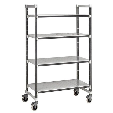 Cambro Shelving Unit, 48 in L, Speckled Gray EXMU244878S4480
