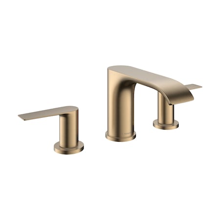 Hansgrohe Vivenis Widespread Faucet 95 with Pop-UP Drain, 1.2 GPM in Brushed Bronze 75033141