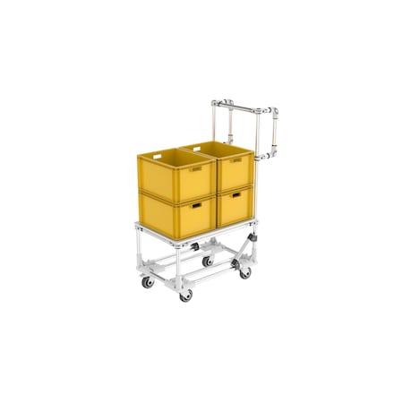 Trilogiq Push Cart With Vertical Handlebars. 21468-01