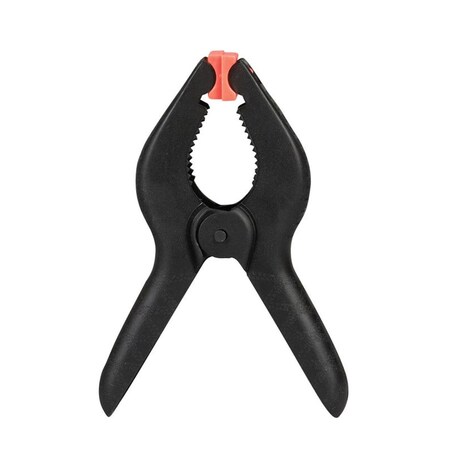 Light House Beauty Nylon Spring Clamp, Black - Pack of 25 LI1677029