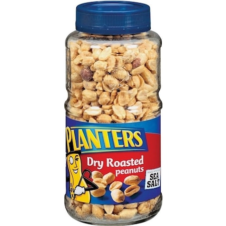 Planters Peanut, Dry Roasted, 16 oz, Jar 422470