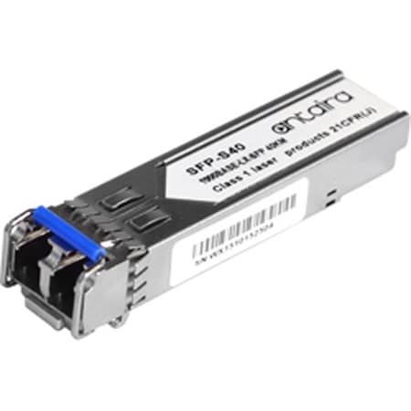 Antaira 1 Gigabit SFP Transceiver, Single-Mode 40km / LC / 1310nm, -40-85C, with TAA SFP-S40-T-TAA