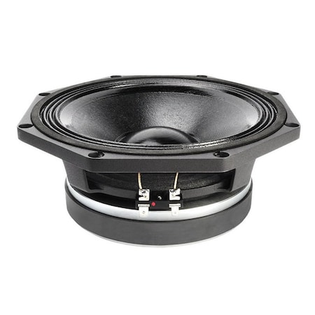 Faital Pro 8-in Middle Range Speaker 8-Ohms 400 Watt Maximum Power Capacity 8PR155-8