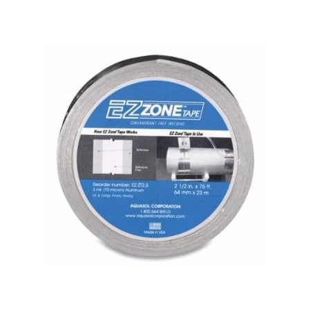 Aquasol Ez Zone Tapes, Silver, 2.5 in x 75 ft x 3 mil 047-EZ-ZT2.5