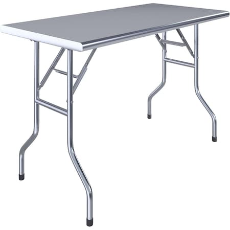 Amgood Folding Table, 24 in W, 48 in L, 31 in H FWT-2448-Z