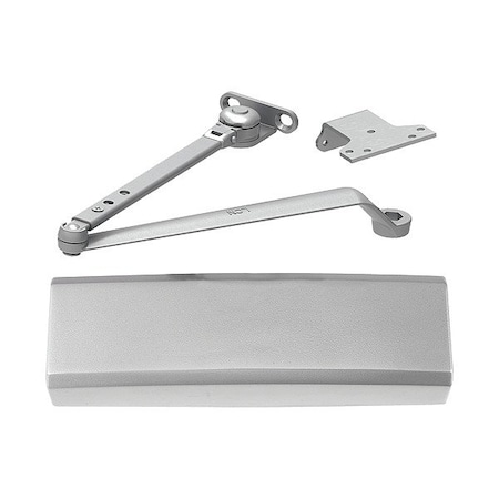 Lcn Door Closers, Hold Open, Gray, Non-Handed 4050A-HW/PA 689