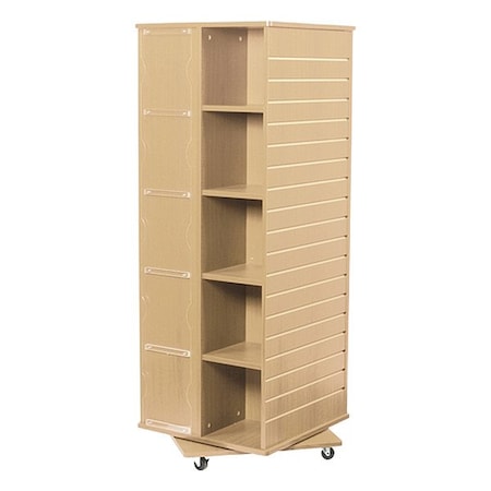 Specialty Store Services Slatwall Panel, Maple, 4-Way, 63 in H 20154M