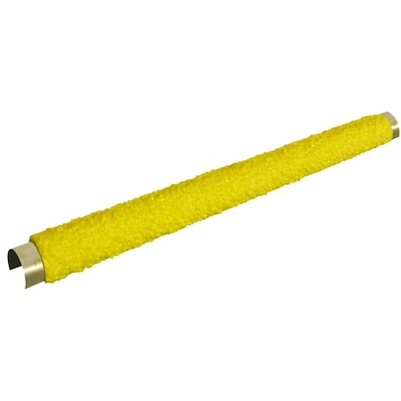 Safeguard Technology 15x0.75in Anti-Slip Ladder Rung, Galvanized Steel Round, Extra Fine (Residential), Yellow, 3/4in LGRR3-YLW-15x0.75