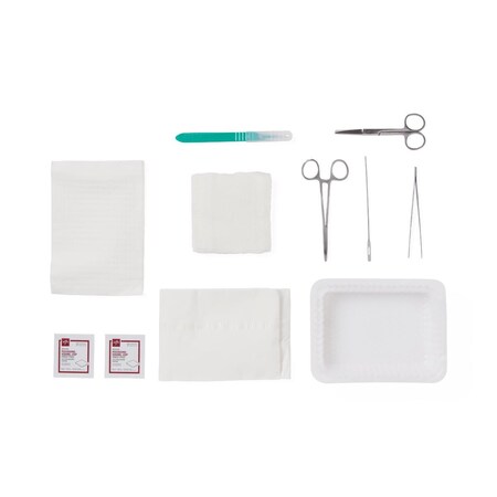 Medline Deluxe Incision and Drainage Tray, Sterile, 20PK DYNJ07147