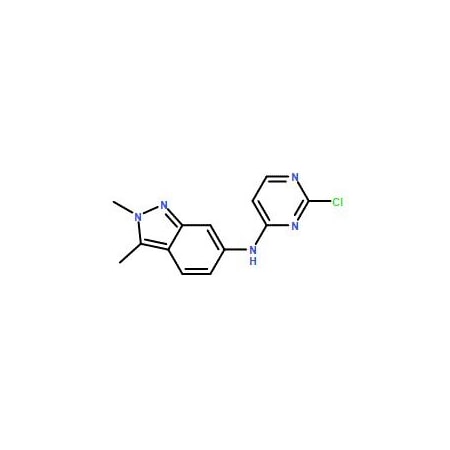 Ak Scientific N-(2-Chloropyrimidin-4-yl)-2, 3-dimethyl-2H-indazol-6-amine (5g), CAS 444731-74-2 X3179-5g