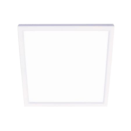 Afx Edge LED Square 9in. Flush Mount, White EGSF09LAJD1WH