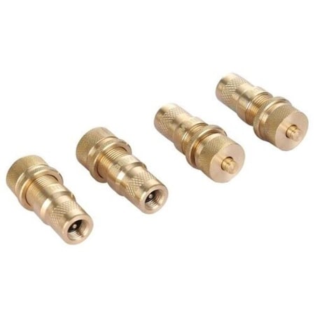 Active Athlete Brass Automatic Tire Deflators - Set of 4 AC3631337