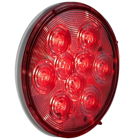 Maxxima Stop/Turn/Tail Light, LED, Grommet, Red M42322RCLDF