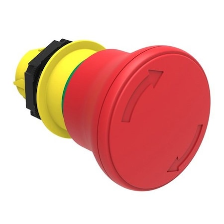 Lovato Red Mushroom-Head Actuator 40M Twist To Release, 10PK LPCB6644