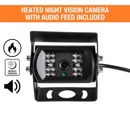 Buyers Backup Camera, 12-24V DC, 480p 8883050