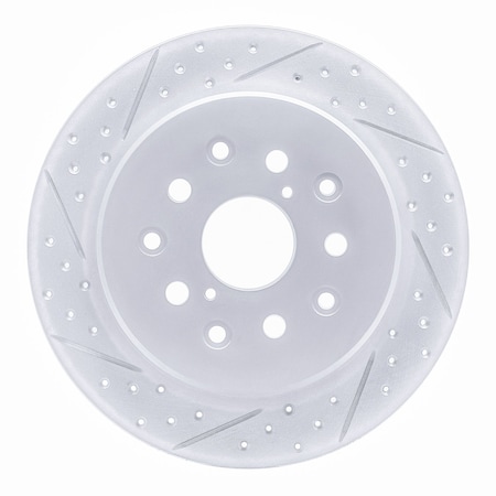 Dynamic Friction Co DFC Geoperformance Rotor - Drilled and Slotted 830-75007L