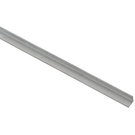 Stanley 4203BC Series Angle Stock, 12 in L Leg, 48 in L, 116 in Thick, Aluminum, Mill N247-262