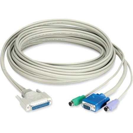 Black Box BLACK BOX KVM CAT5 Extender Cable with DDC Support - 10-ft. 3.0-m EHN230D-0010