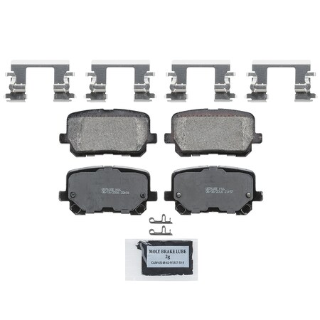 Wagner Brake QuickStop Rear Disc Brake Pad Set Semi-Metallic,  ZX1766