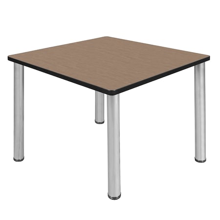 Regency Square Kee Medium Breakroom Table, 36 in W, 36 in L, Noble Oak TB3636NOBPCM