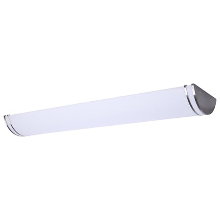 Nuvo Glamour LED 50 Inch Linear Flush Mount Brushed Nickel Finish 27K/3K/35K/4K/5K CCT Selectable 62/1880
