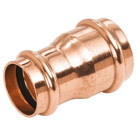 Nibco Copper, Straight, Press, 21/2in, Press, 1in 9002850PC