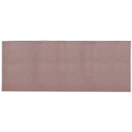 Aarco Designer ''Pumice'' Fabric Bulletin Board w/ a Clear Satin Anodized Aluminum Frame, 48''Hx120''W DF48120022