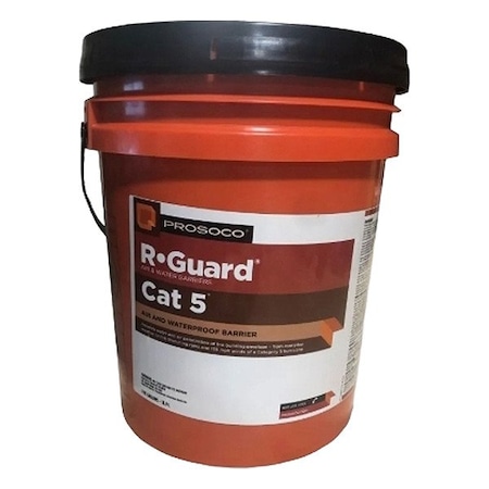 Prosoco Air and Waterproof Barrier, 5 gal, Brown 70430-05GAL