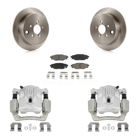 Cmx Rear Disc Brake Caliper Rotors And Ceramic Pads Kit For Subaru Outback Legacy KC8-100434C