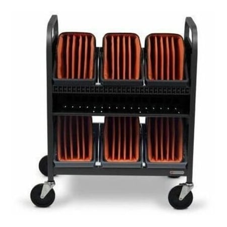 Bretford CUBE TRANSPORT CART 30X W/ CADDIES, CK TVCT30CAD-CK