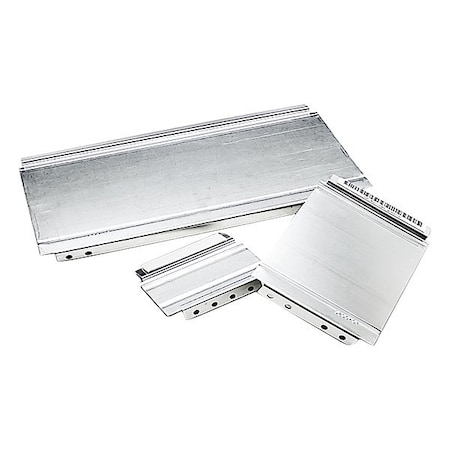 Lista Aluminum Divider, Gray, 3 7/8 in L, PK12 D075-06S/12PC