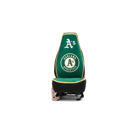 Coverking UNIVERSAL SEAT COVER ULTI-SUEDE WITH OAKLAND ATHLETICS LOGO H4PHYA