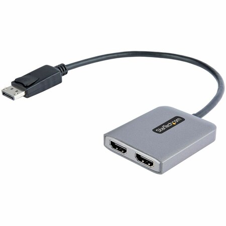Startech.Com DISPLAYPORT TO DUAL HDMI MST HUB FOR DUAL 4K 60HZ - DP 1.4/DSC/HBR3/32.4GBPS/HDR MST14DP122HD