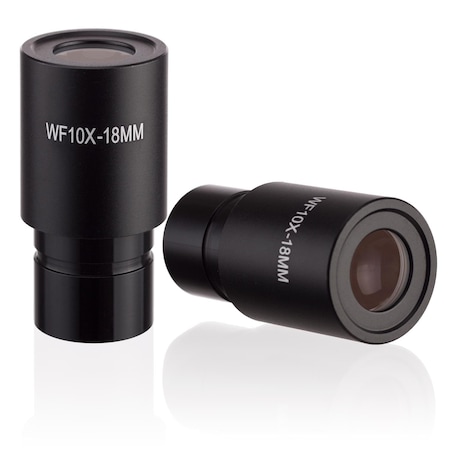 Amscope Pair of WF10X Microscope Eyepieces (23mm) EP10X23