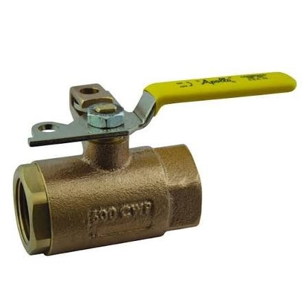 Apollo Valves Ball Valve, Size: 1-1/4in. NPT, Bronze, Pad locking 75-106-41