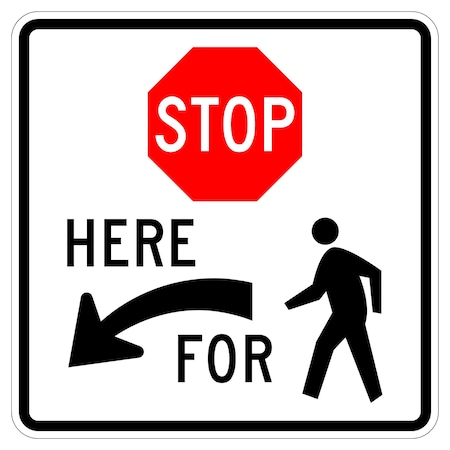 Sign Solutions Usa Traffic Sign, 36 in Width, Aluminum Sign, Square DUS06HWT3636R1-5bL